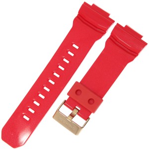 CASIO 10556622 - Pasek do zegarka - GAW-100 / GAW-100CX-4A - Czerwony