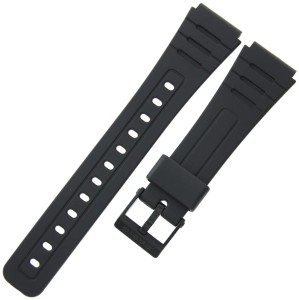 CASIO 71604002 - Pasek do zegarka - F-105W / F-106W / F-28W / F-91W / F-93W - Czarny