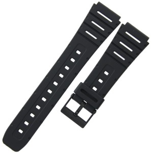 CASIO 71604130 - Pasek do zegarka - CA-53 / CA-61 / FT-100 / MAP-100 / W-520 / W-720 / W-741 - Czarny