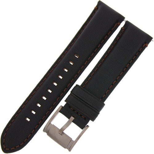 FOSSIL ME1123 - 22mm - CIEMNY BRĄZ - Skórzany pasek do zegarka