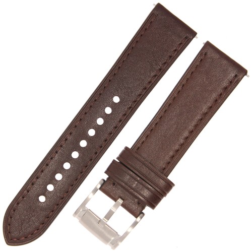 FOSSIL Pilot 54 FS5143 - 22mm - CIEMNY BRĄZ - Skórzany pasek do zegarka