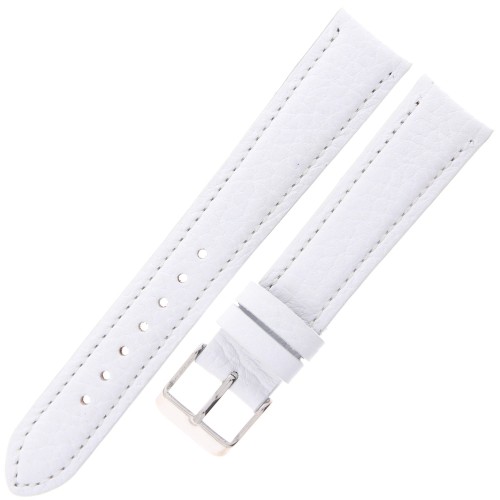 LAVVU Bison LSHUW18 - 18mm - BIAŁY - Skórzany pasek do zegarka