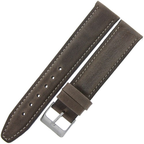 LAVVU Classic LSKUC20 - 20mm - CIEMNY BRĄZ - Skórzany pasek do zegarka