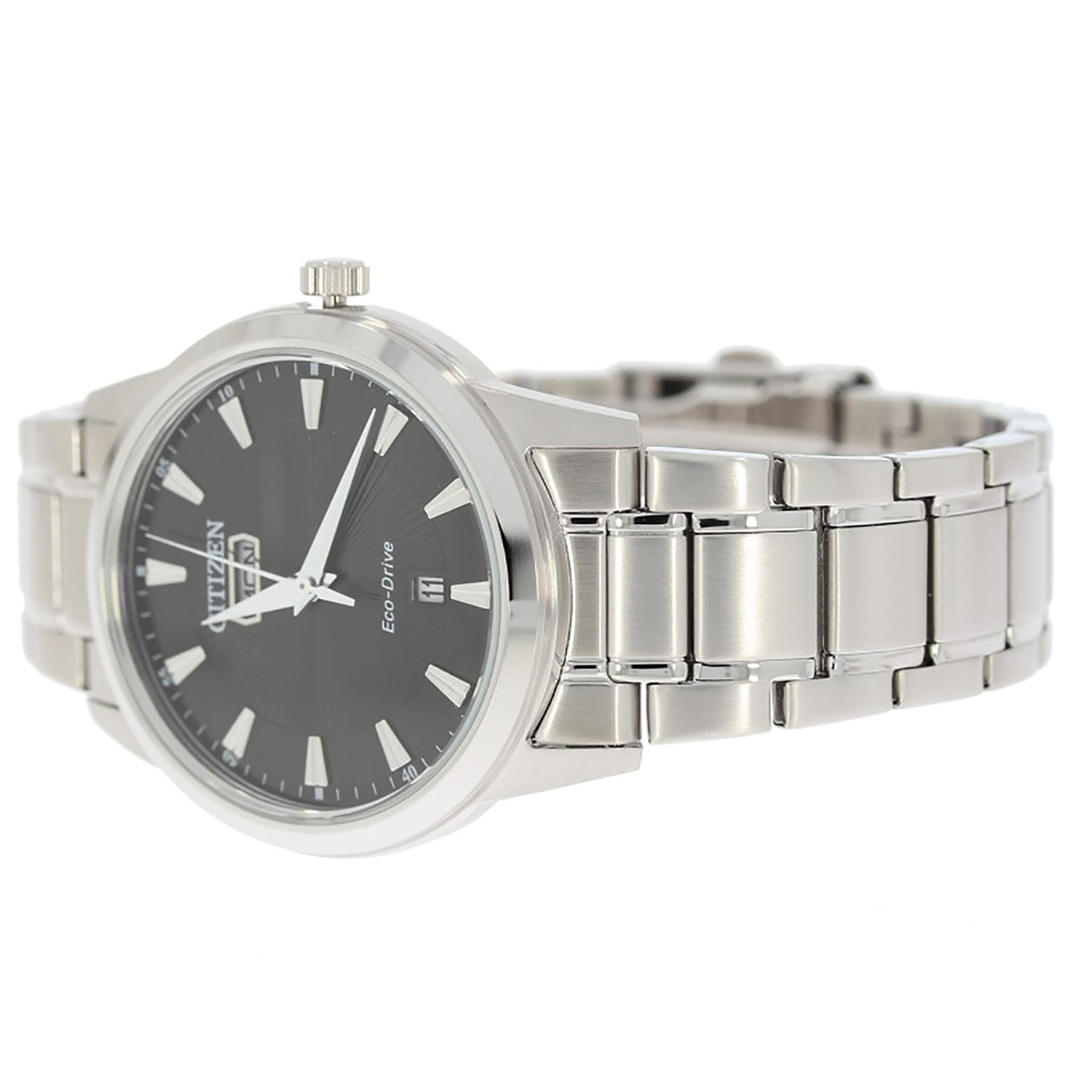 Citizen Orologio Uomo AW0100-86A | Eco Drive Acciaio | Classico Quadrante Argento | 40mm